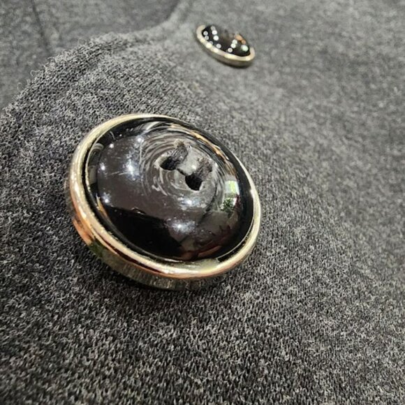 NEW (no tags) Kenneth Cole Reaction Belted Peacoat | Cotton Poly Blend (Large) - Picture 6 of 6